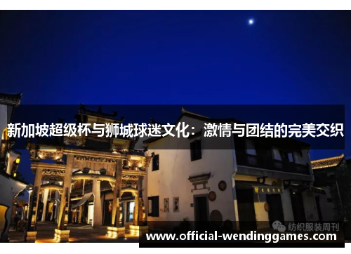 新加坡超级杯与狮城球迷文化：激情与团结的完美交织